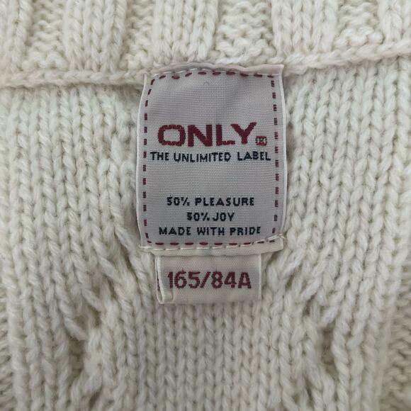 Vintage Only White Cape Shawl Size Small Wool Blend - Picture 4 of 5